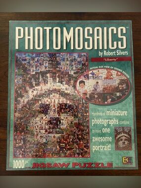 Photomosaic Jigsaw Puzzle: "Liberty" BRAND NEW SEALED — Statue Lady New York NYC